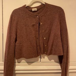 Aritizia Wilfred Cropped Cardigan